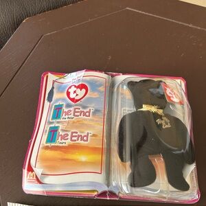 Ty Black Beanie Baby Bear The End McDonald’s limited edition 2000’s